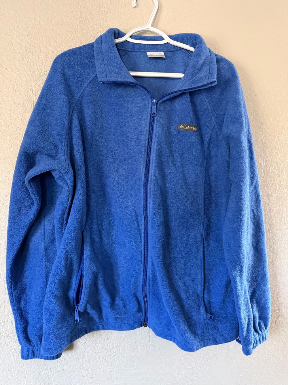 Woman’s Plus Size XXL Benton Springs Full Zip Fleece Jacket coat Blue